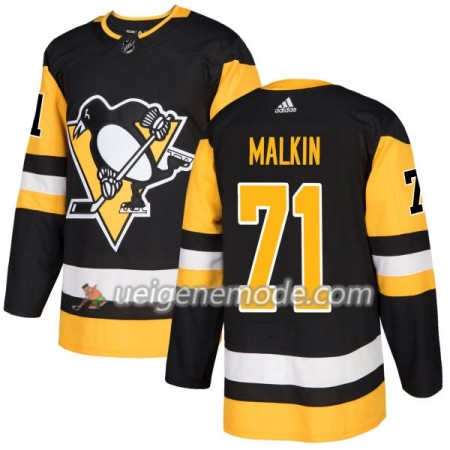 Herren Eishockey Pittsburgh Penguins Trikot Evgeni Malkin 71 Adidas 2017-2018 Schwarz Authentic